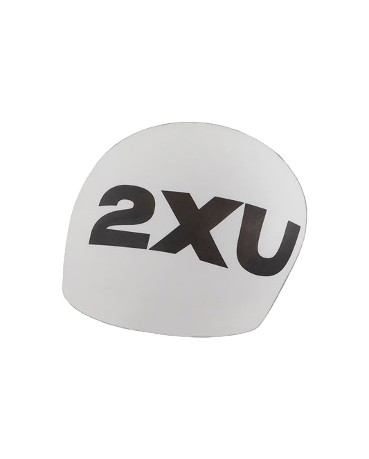 2XU Silicone Swim Cap - White