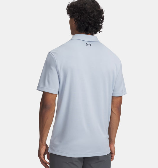 Under Armour Mens Tech Polo - Blue Calm/Pitch Gray