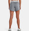Under Armour Womens Play Up Short 5 inch - Steel Light Heather