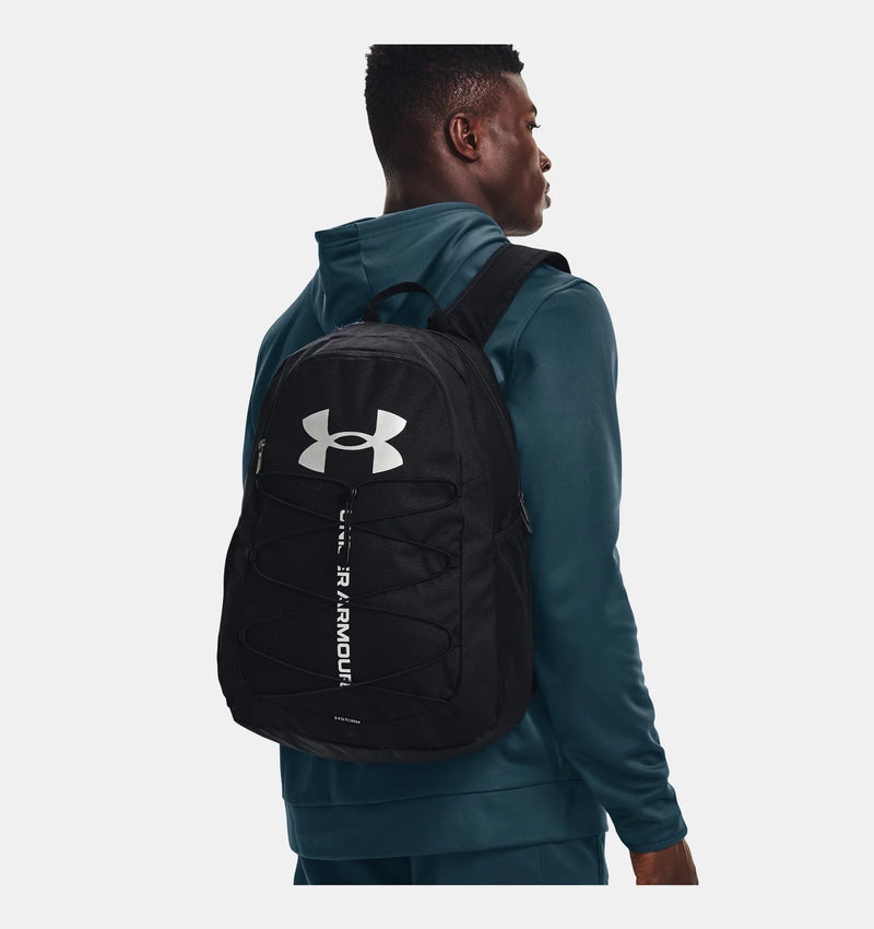 Under Armour Unisex Hustle Sport Backpack - Black/Silver