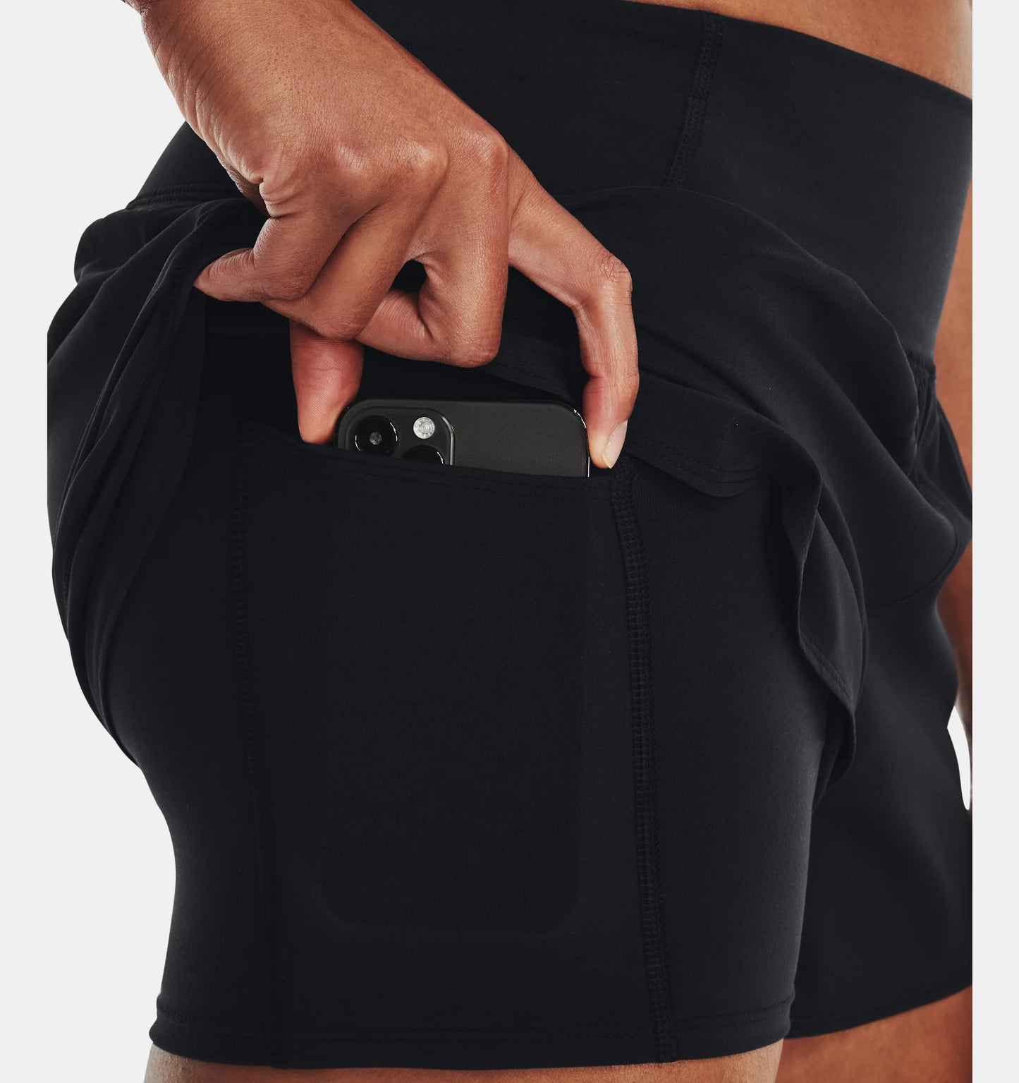 Under Armour Women's Flex Woven 2-in-1 Shorts - Black