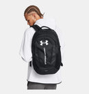 Under Armour Unisex Hustle 6.0 Backpack - Black/White