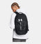 Under Armour Unisex Hustle 6.0 Backpack - Black/White