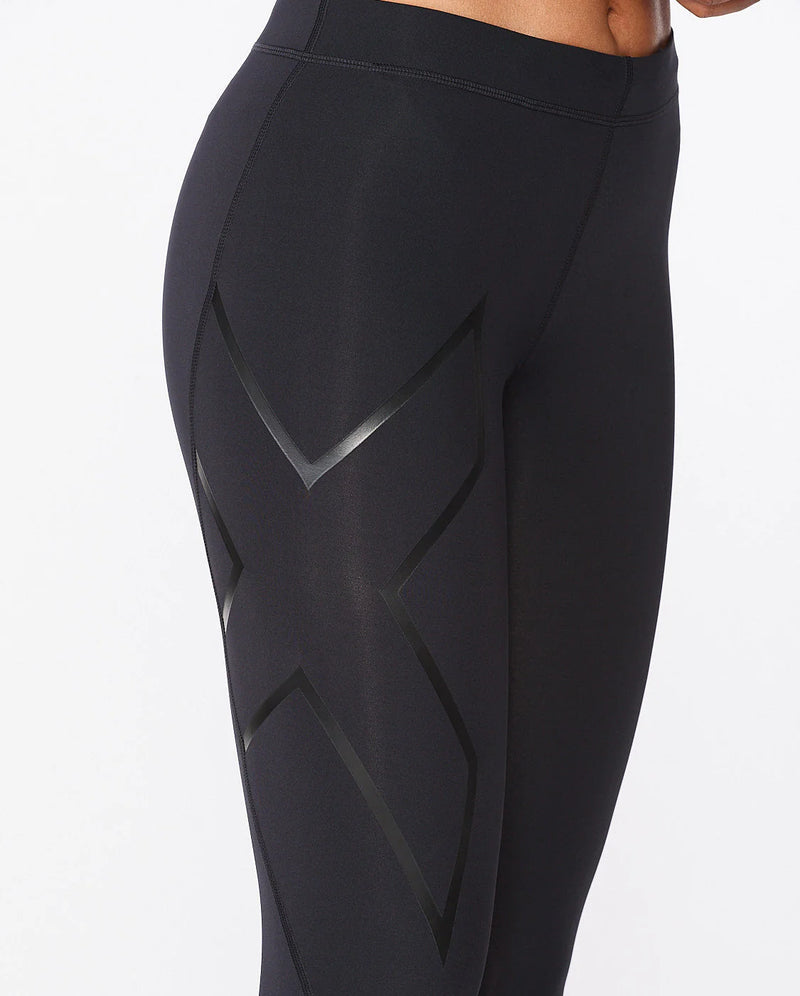 2XU Womens Core Compression Tights - Black/Nero