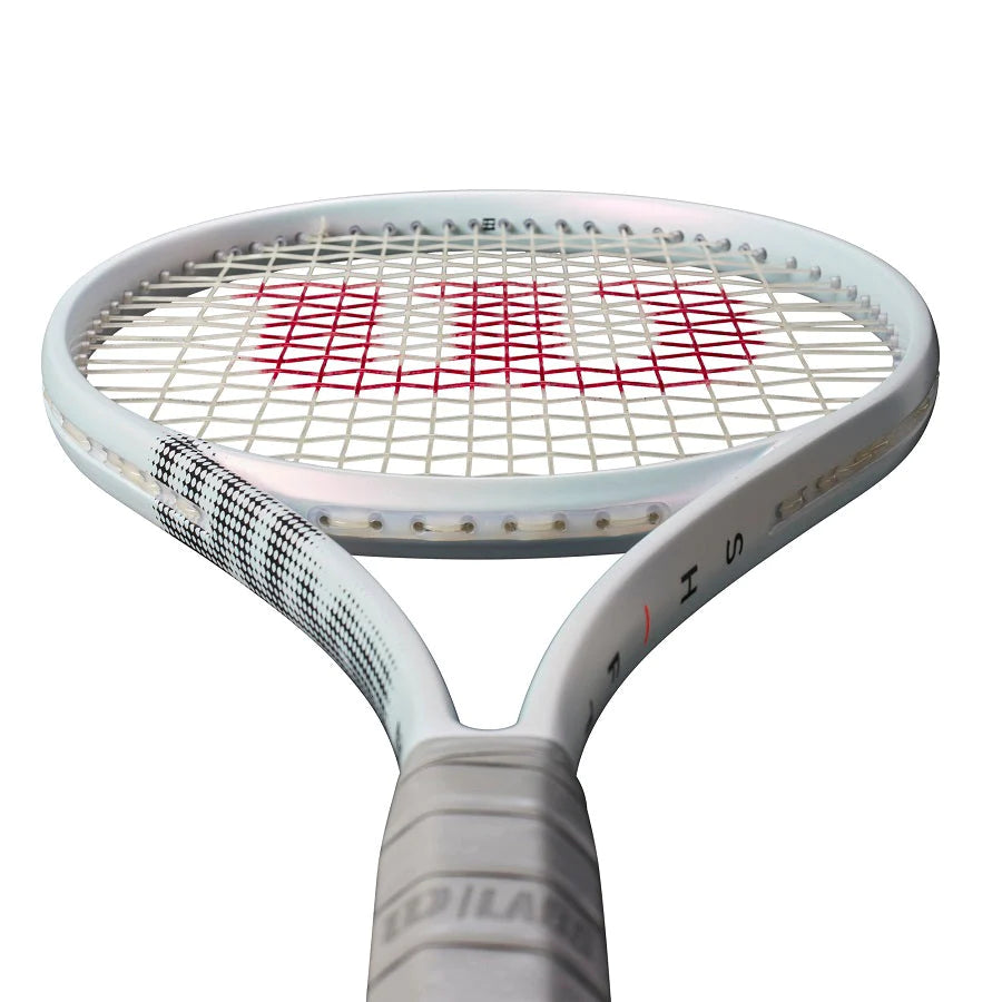Wilson W Labs Project Shift 99/300 Unstrung Tennis Racket - Pearl White