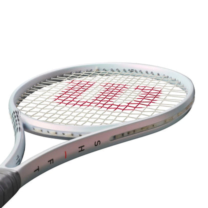 Wilson W Labs Project Shift 99/300 Unstrung Tennis Racket - Pearl White
