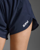 2XU Womens Aspire 5 inch Shorts - Midnight/White