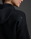 2XU Womens Commute Full Zip Hoodie - Black