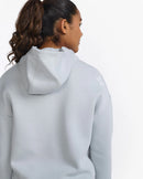 2XU Womens Commute Full Zip Hoodie - Habour Mist/White