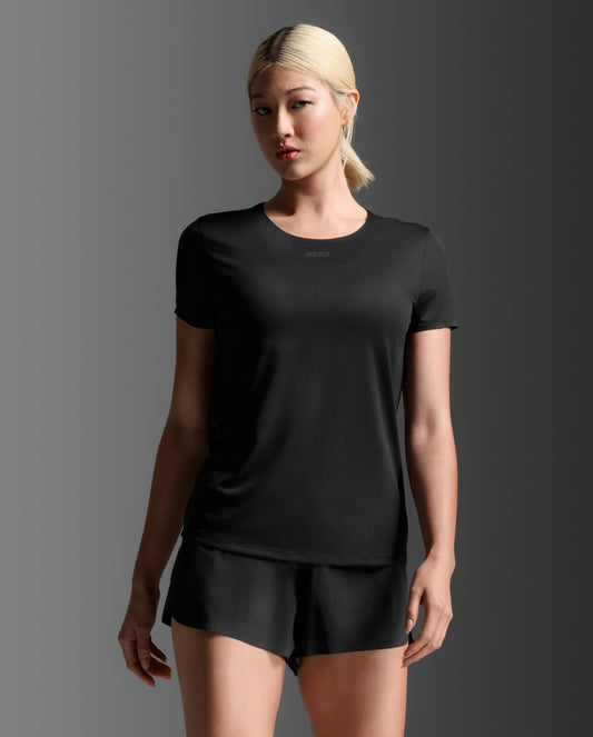 2XU Womens Light Speed Tech Tee - Black