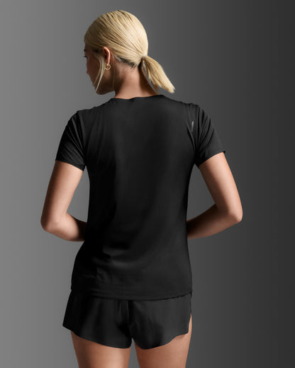2XU Womens Light Speed Tech Tee - Black