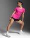 2XU Womens Light Speed Tech Tee - Fuschia