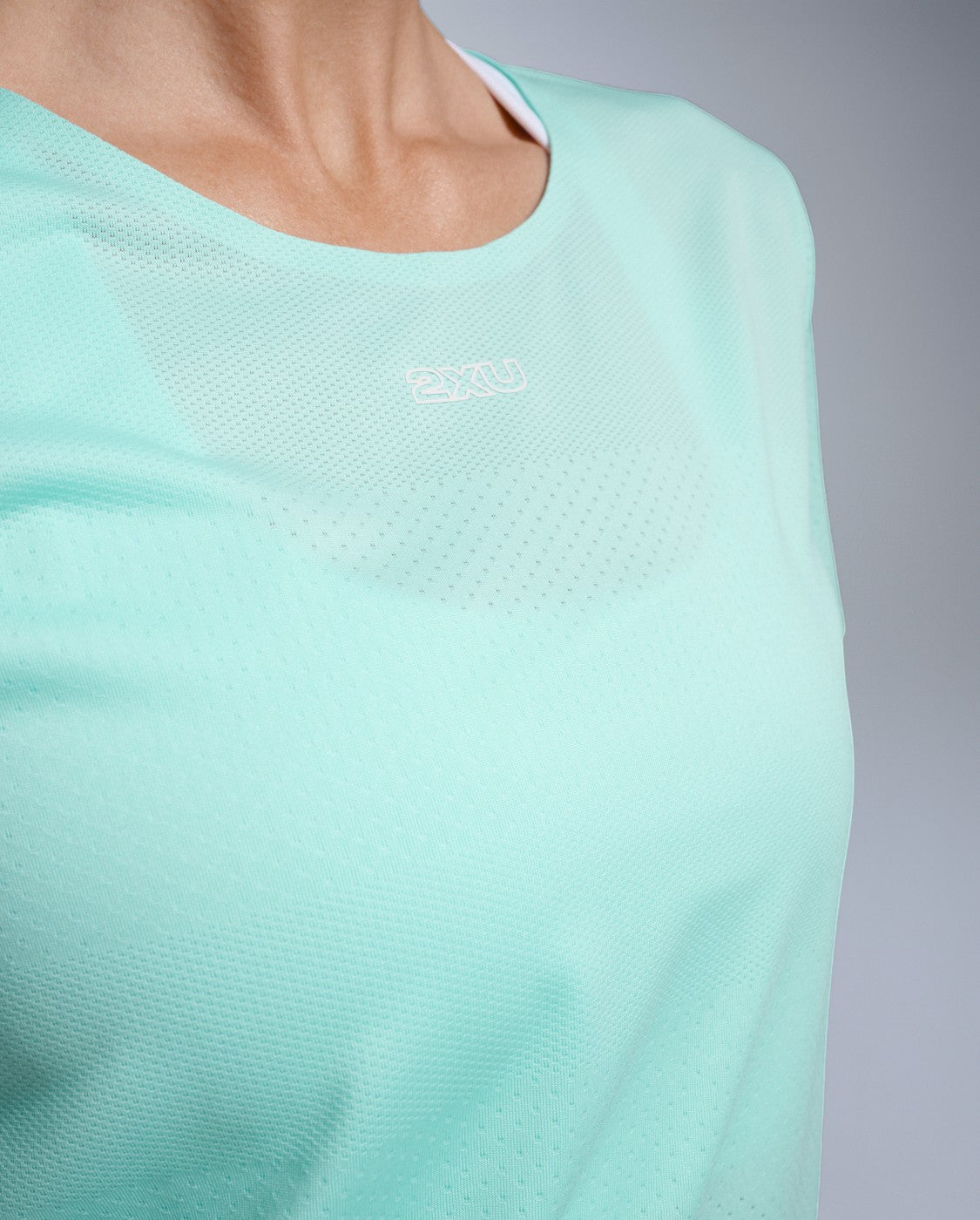 2XU Womens Light Speed Tech Tee - Lagoon/Reflective