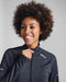 2XU Womens Aero 1/2 Zip  - Black/Silver Reflective