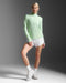 2XU Womens Aero 1/2 Zip - Mint