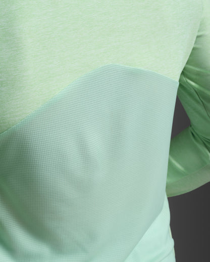 2XU Womens Aero 1/2 Zip - Mint