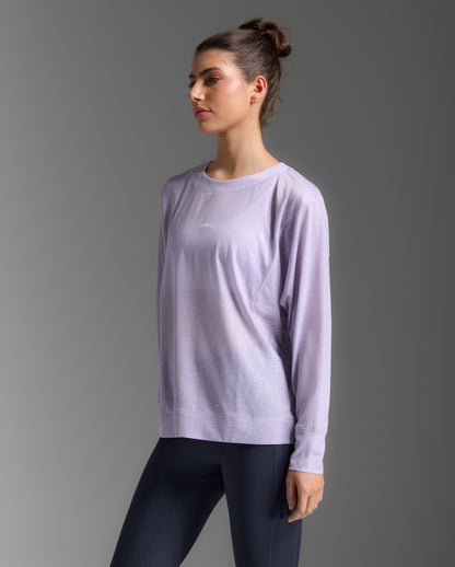 2XU Womens Relight Long Sleeve Top - Virtual Violet
