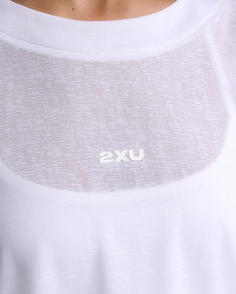 2XU Womens Relight Long Sleeve Top - White