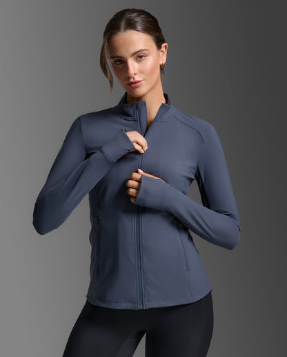 2XU Womens Form Soft Touch Jacket - India Ink