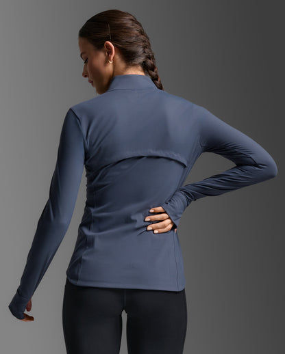 2XU Womens Form Soft Touch Jacket - India Ink