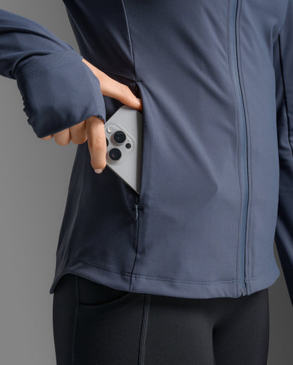 2XU Womens Form Soft Touch Jacket - India Ink