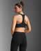 2XU Womens Form Racerback Medium Impact Bra - Black