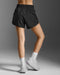 2XU Womens Aero Hi-Rise 4 Inch Shorts - Black