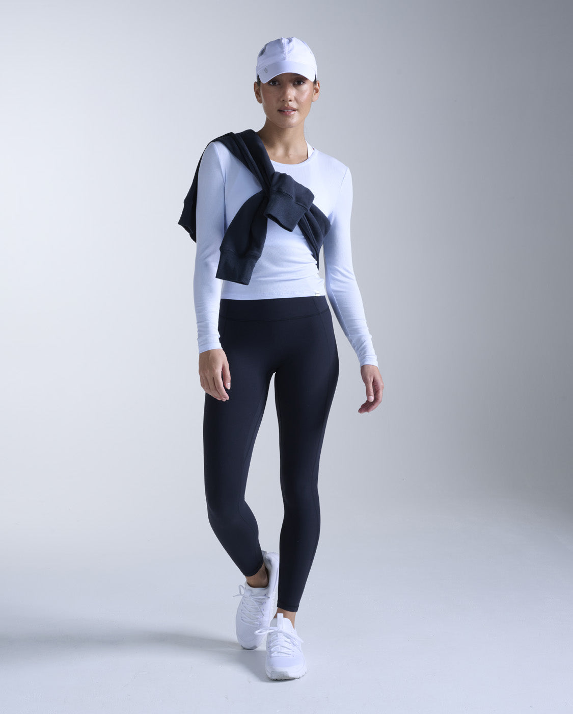 2XU Womens Fluid Hi-Rise Tights - Black/Black