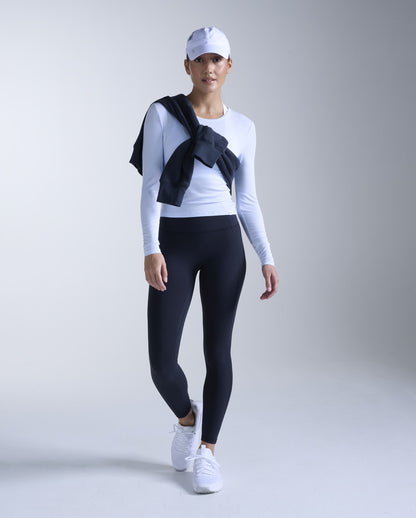 2XU Womens Fluid Hi-Rise Tights - Black/Black