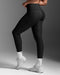 2XU Womens Fluid Hi-Rise Tights - Black
