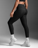 2XU Womens Fluid Hi-Rise Tights - Black