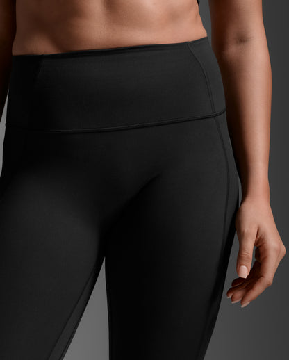 2XU Womens Fluid Hi-Rise Tights - Black
