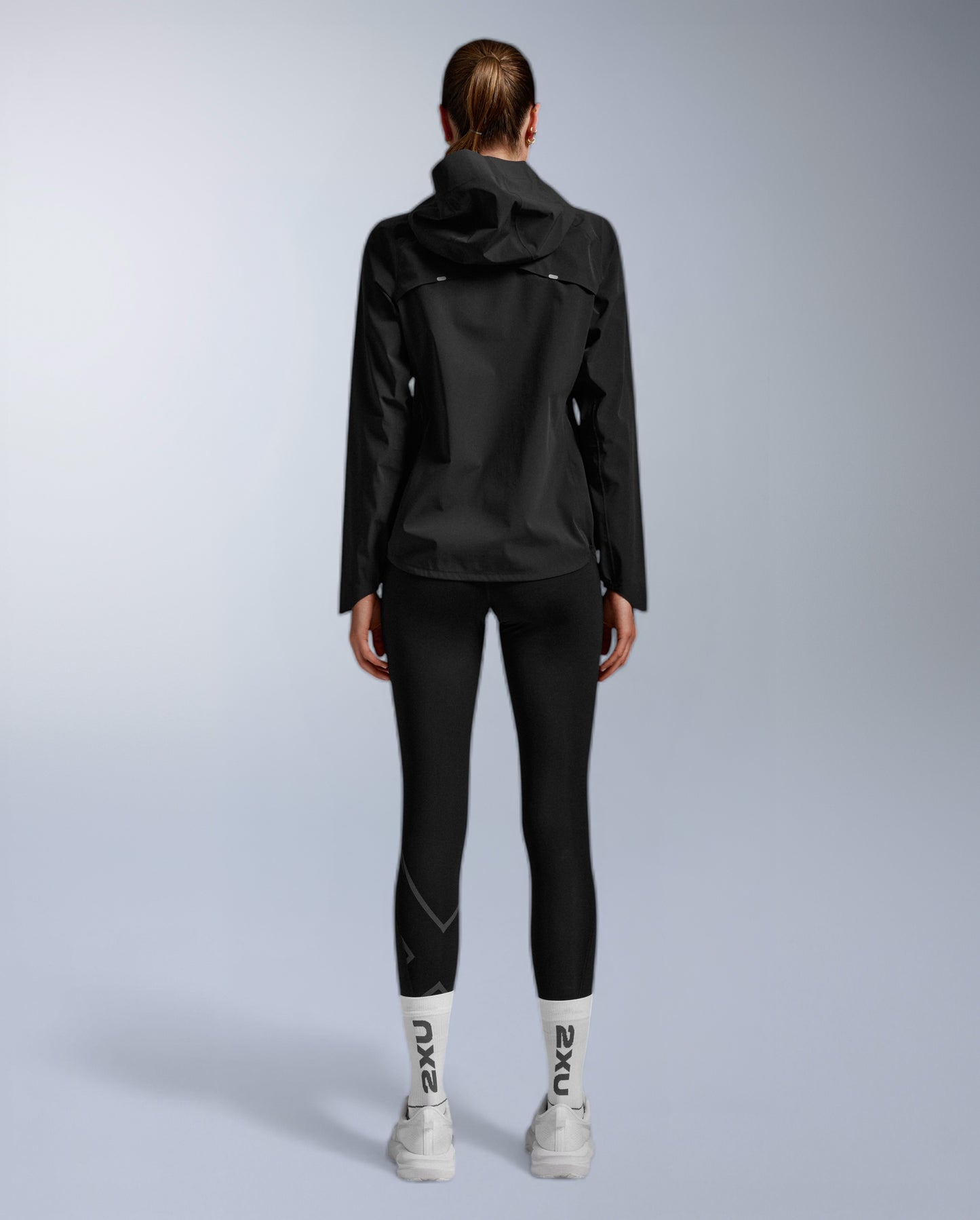 2XU Womens Ignition Shield Waterproof Jacket - Black/Silver Reflective