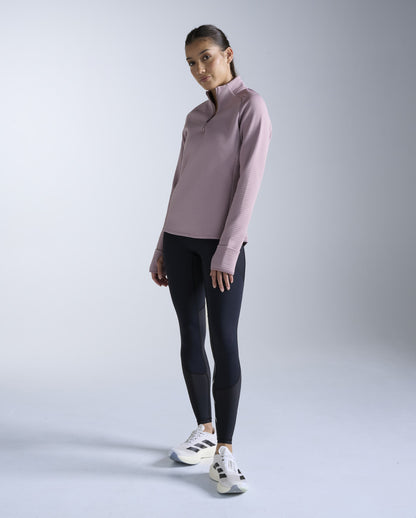 2XU Womens Ignition Hyper-Haptic 1/4 Zip - Musk/Musk Reflective