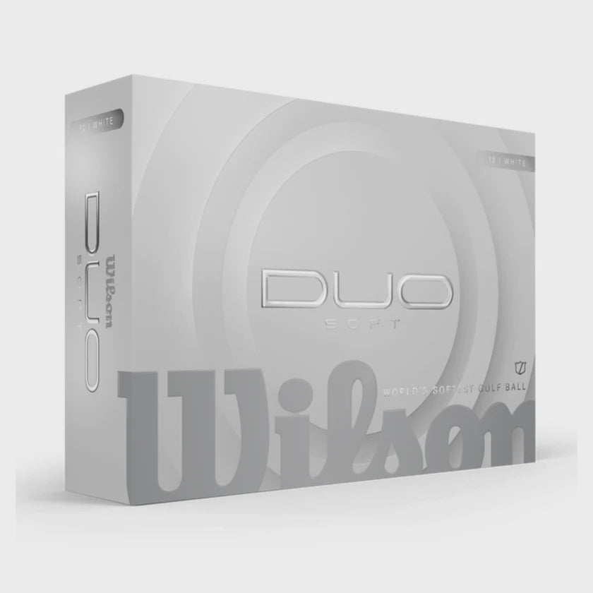 Wilson Duo Soft White Golf Ball- Sleeve of Three -2025