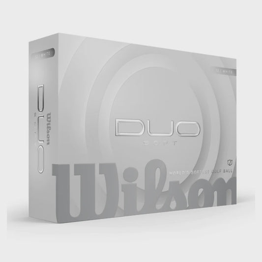 Wilson Duo Soft White Golf Ball- Sleeve of Three -2025