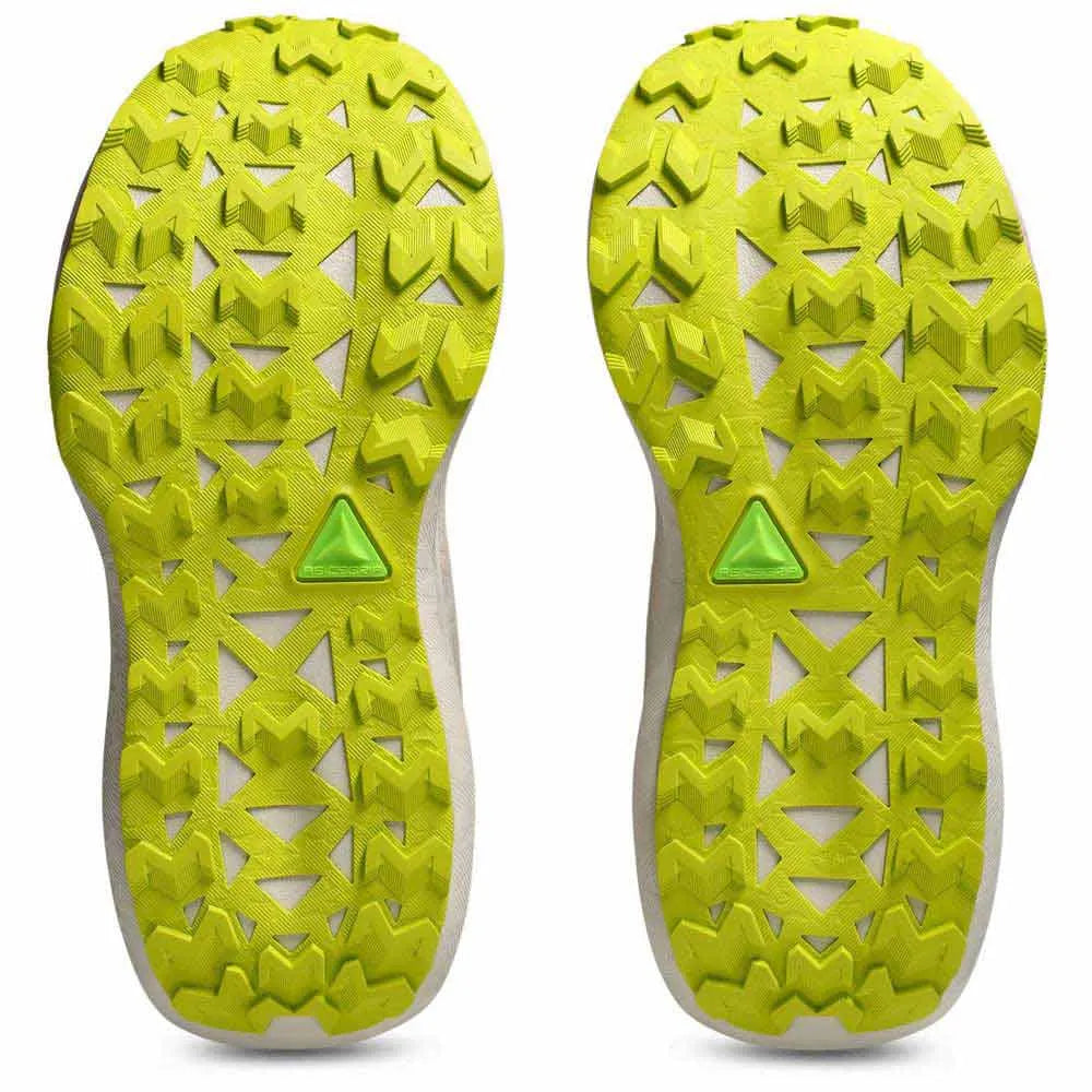 Asics Womens Trabuco Max 5 Trail Running - Mineral Beige/Aurora Green