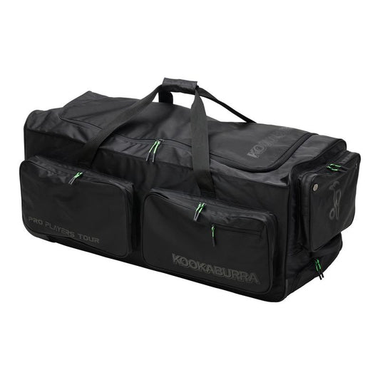Koookaburra Pro Players Tour Wheel Bag - Black/Lime