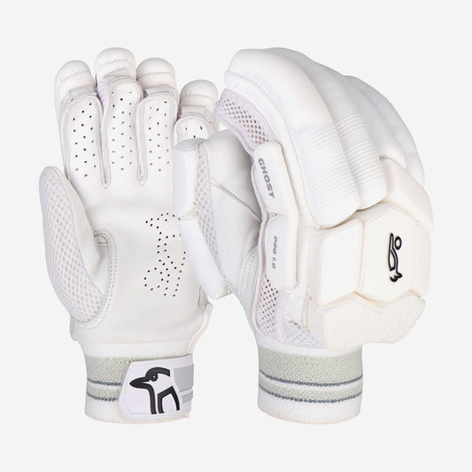 Kookaburra Ghost Pro 1.0 Batting Gloves 26/27 - Pair, front view showing palm and backhand