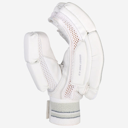 Kookaburra Ghost Pro 4.0 Batting Gloves 26/27 - Single glove, angled backhand view showing finger and thumb protection