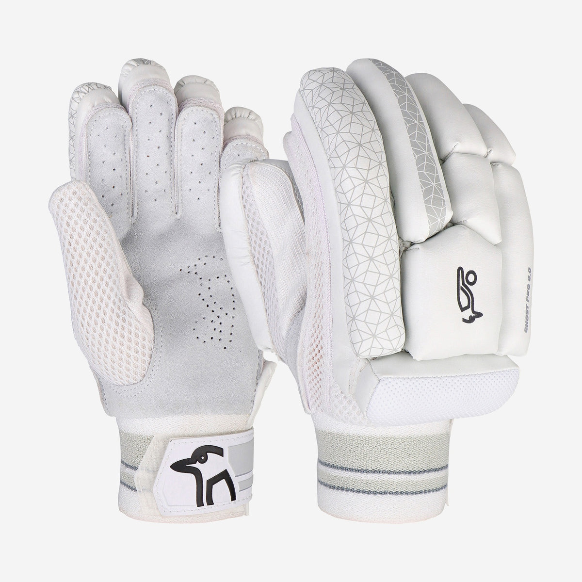 Kookaburra Ghost Pro 6.0 Junior Batting Gloves 26/27 - Pair, front view showing palm and backhand