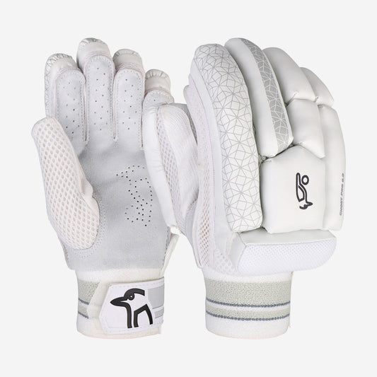 Kookaburra Ghost Pro 6.0 Junior Batting Gloves 26/27 - Pair, front view showing palm and backhand