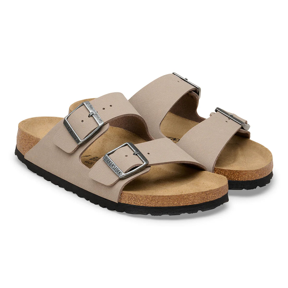 Birkenstock Arizona Birkibuc - Grey Taupe