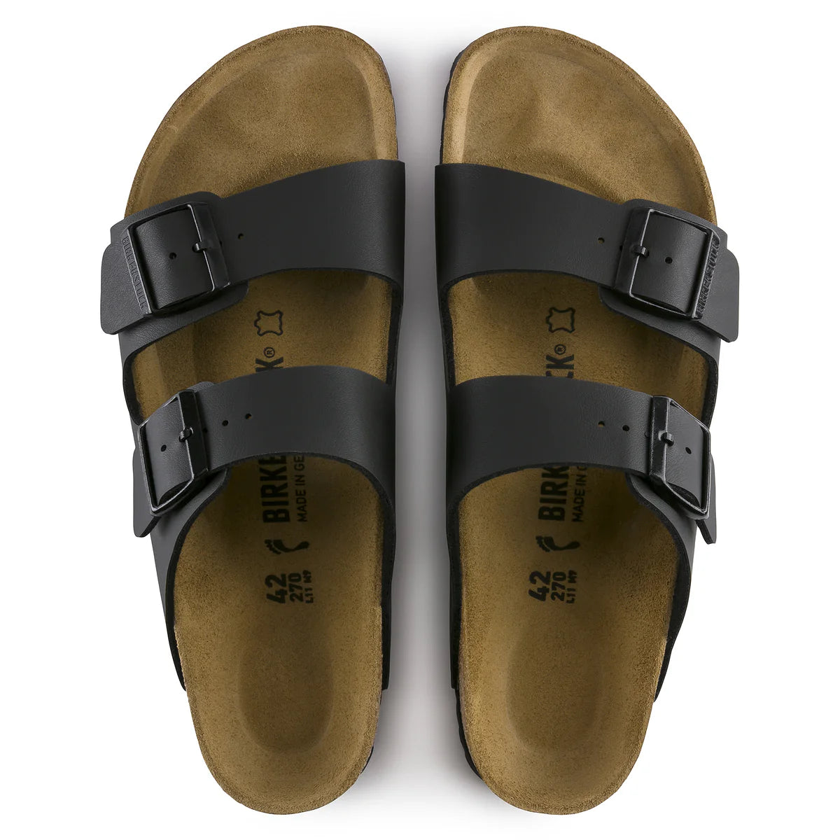 Birkenstock Arizona Birko Flor - Black