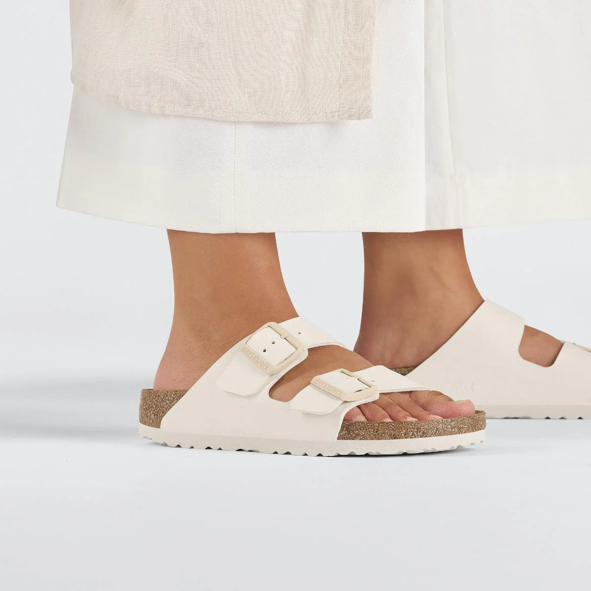 Birkenstock Arizona Birko-Flor - Eggshell