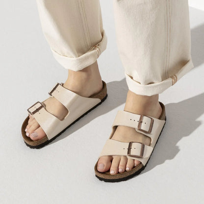 Birkenstock Arizona Birko-Flor - Graceful Pearl White