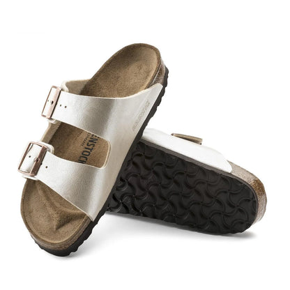 Birkenstock Arizona Birko-Flor - Graceful Pearl White