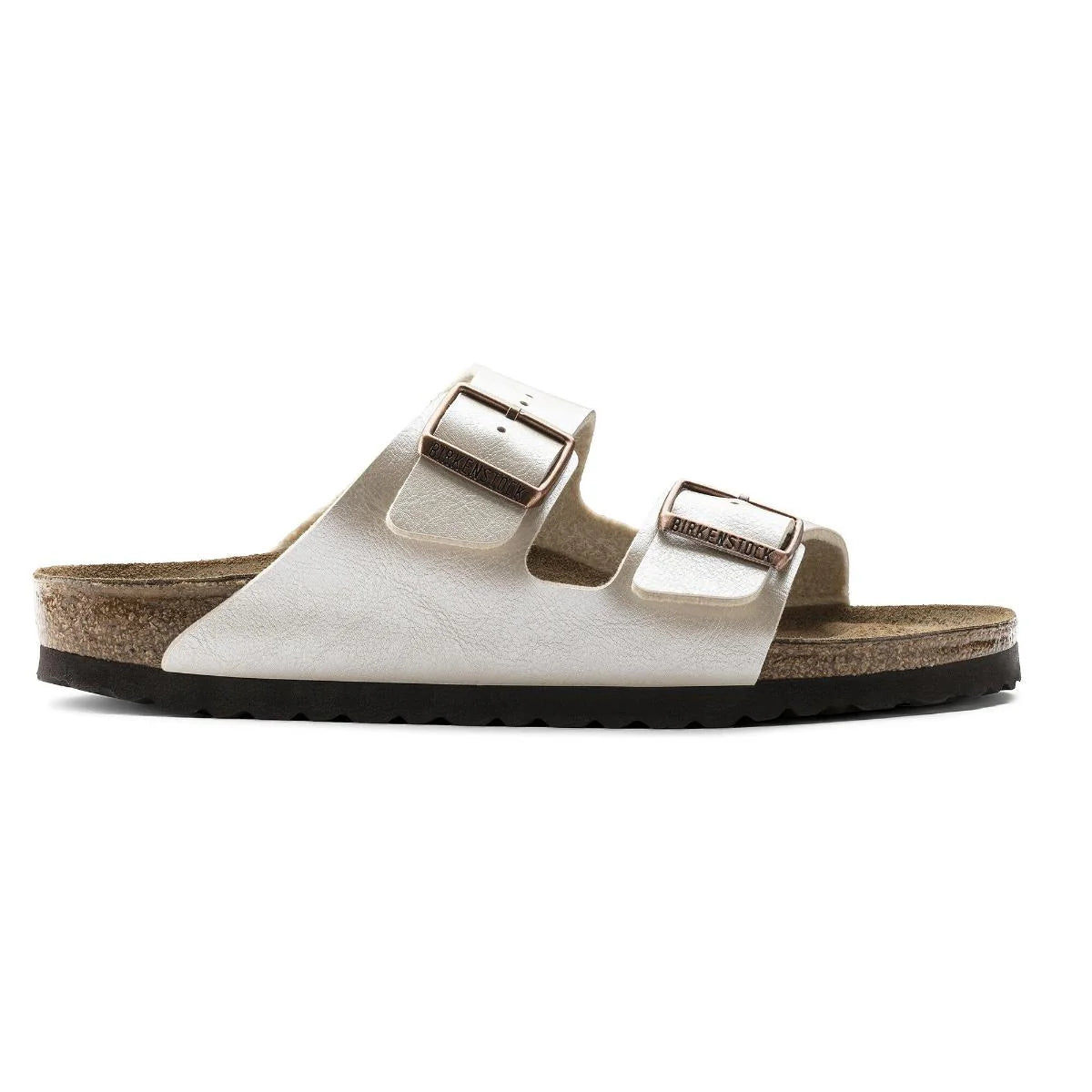 Birkenstock Arizona Birko-Flor - Graceful Pearl White