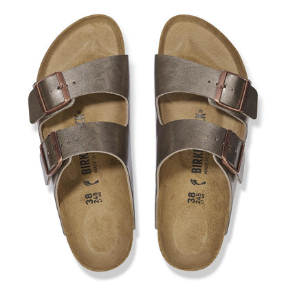 Birkenstock Arizona Birko-Flor Patent - Graceful Taupe