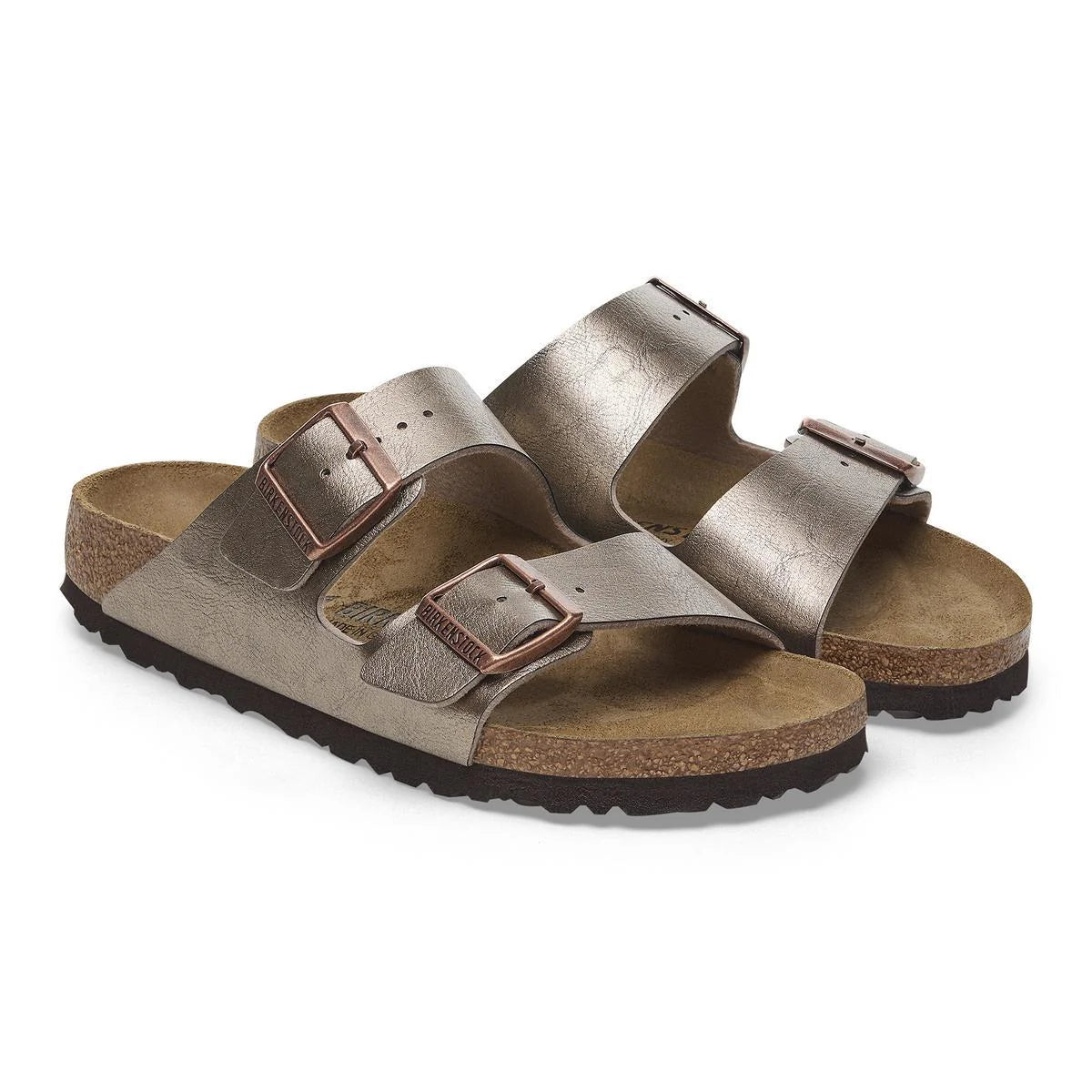 Birkenstock Arizona Birko-Flor Patent - Graceful Taupe